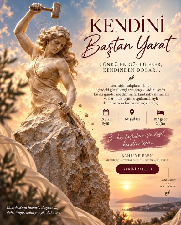Kendini Baştan Yarat çalışmasının afişi